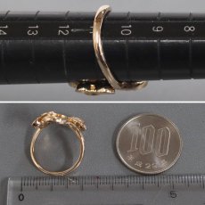 画像8: K18PGダイヤモンドリング D0.75 6.0g #11 (8)