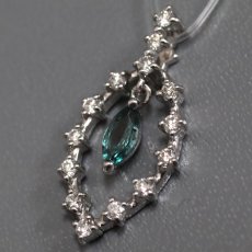 画像1: Pt900アレキサンドライトダイヤモンドペンダントトップ A0.19 D0.23 2.2g ソーティング (1)