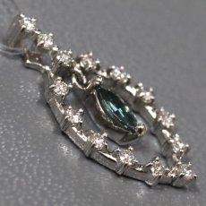 画像2: Pt900アレキサンドライトダイヤモンドペンダントトップ A0.19 D0.23 2.2g ソーティング (2)
