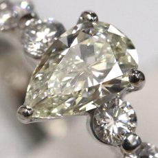 画像4: Pt900ダイヤモンドリング D1.076 D0.60 6.0g #11 ソーティング (4)