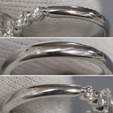 画像6: Pt900ダイヤモンドリング D1.076 D0.60 6.0g #11 ソーティング (6)