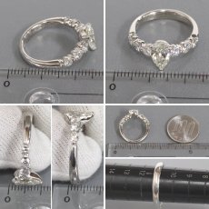 画像8: Pt900ダイヤモンドリング D1.076 D0.60 6.0g #11 ソーティング (8)