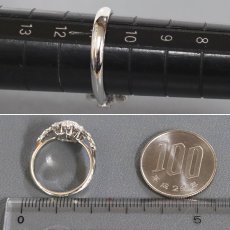 画像7: Pt950ダイヤモンドリング D0.20 D0.50 5.3g #11 鑑別カード (7)