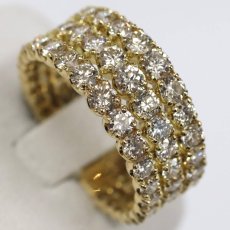 画像4: K18ダイヤモンドリング D3.00 5.2g #12 鑑別カード (4)