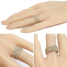 画像9: K18ダイヤモンドリング D3.00 5.2g #12 鑑別カード (9)