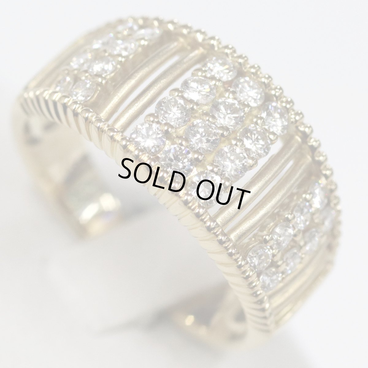 画像3: K18ダイヤモンドリング D0.63 5.5g #13 鑑別カード (3)