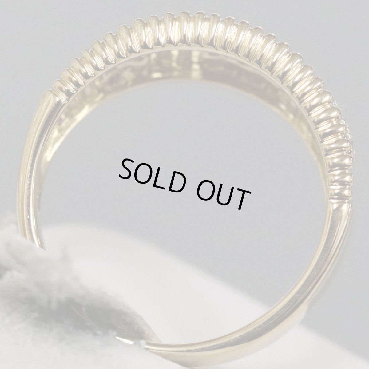 画像5: K18ダイヤモンドリング D0.63 5.5g #13 鑑別カード (5)