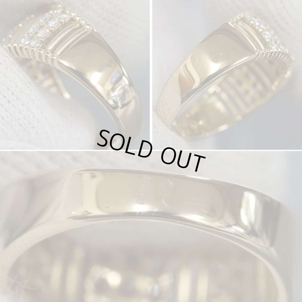 画像6: K18ダイヤモンドリング D0.63 5.5g #13 鑑別カード (6)