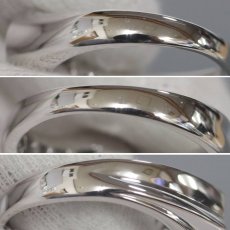 画像6: K18WGダイヤモンドリング 星 月モチーフ D0.31 6.2g #14.5 (6)