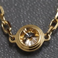 画像3: ダムール ブレスレット スモールモデル(CRB6043300)750YG 1PD 2.2g 18cm 内外箱 保証書 (3)