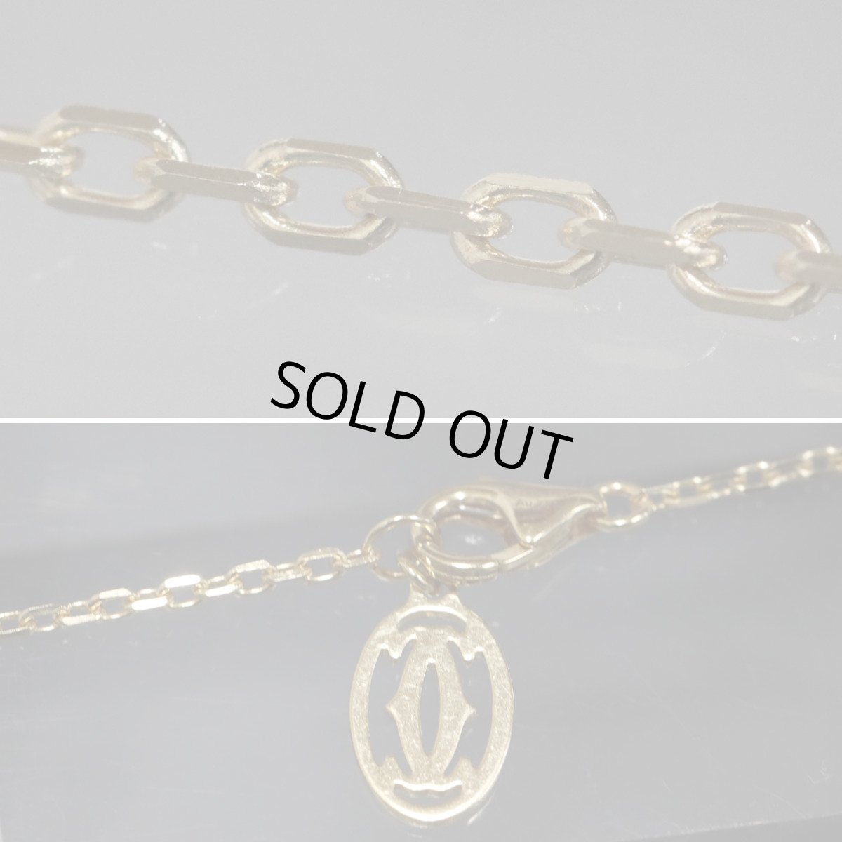 画像4: ダムール ブレスレット スモールモデル(CRB6043300)750YG 1PD 2.2g 18cm 内外箱 保証書 (4)