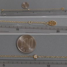 画像6: ダムール ブレスレット スモールモデル(CRB6043300)750YG 1PD 2.2g 18cm 内外箱 保証書 (6)