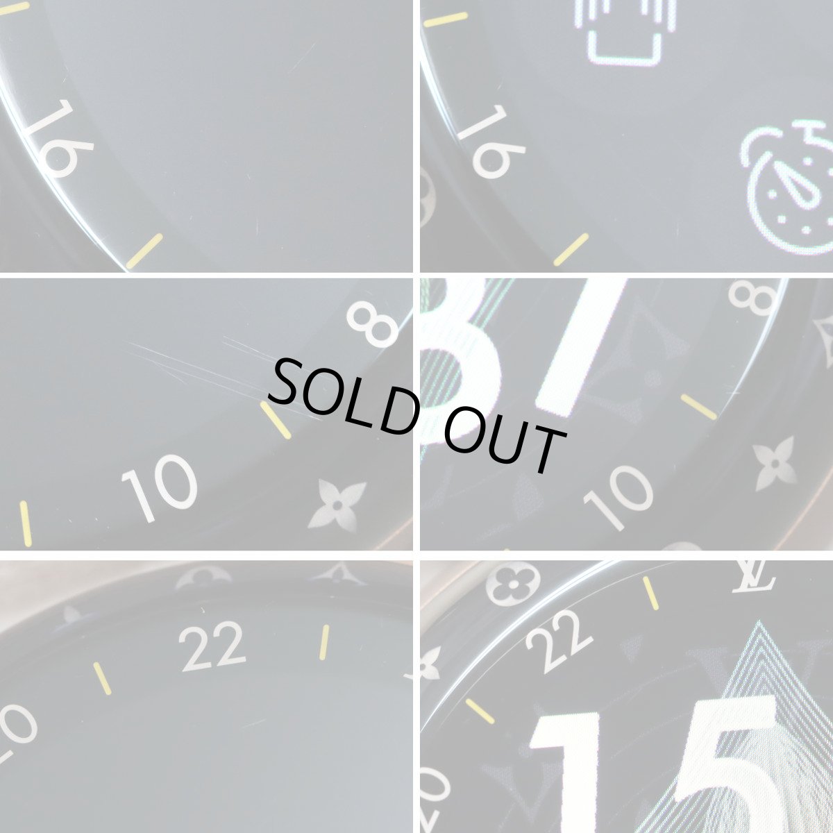 画像4: ルイ・ヴィトン タンブール ホライゾン ライトアップマットブラウン(QAD02Z) (4)