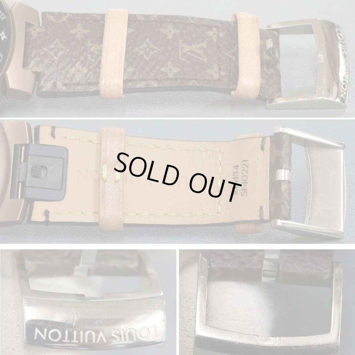 画像8: ルイ・ヴィトン タンブール ホライゾン ライトアップマットブラウン(QAD02Z) (8)