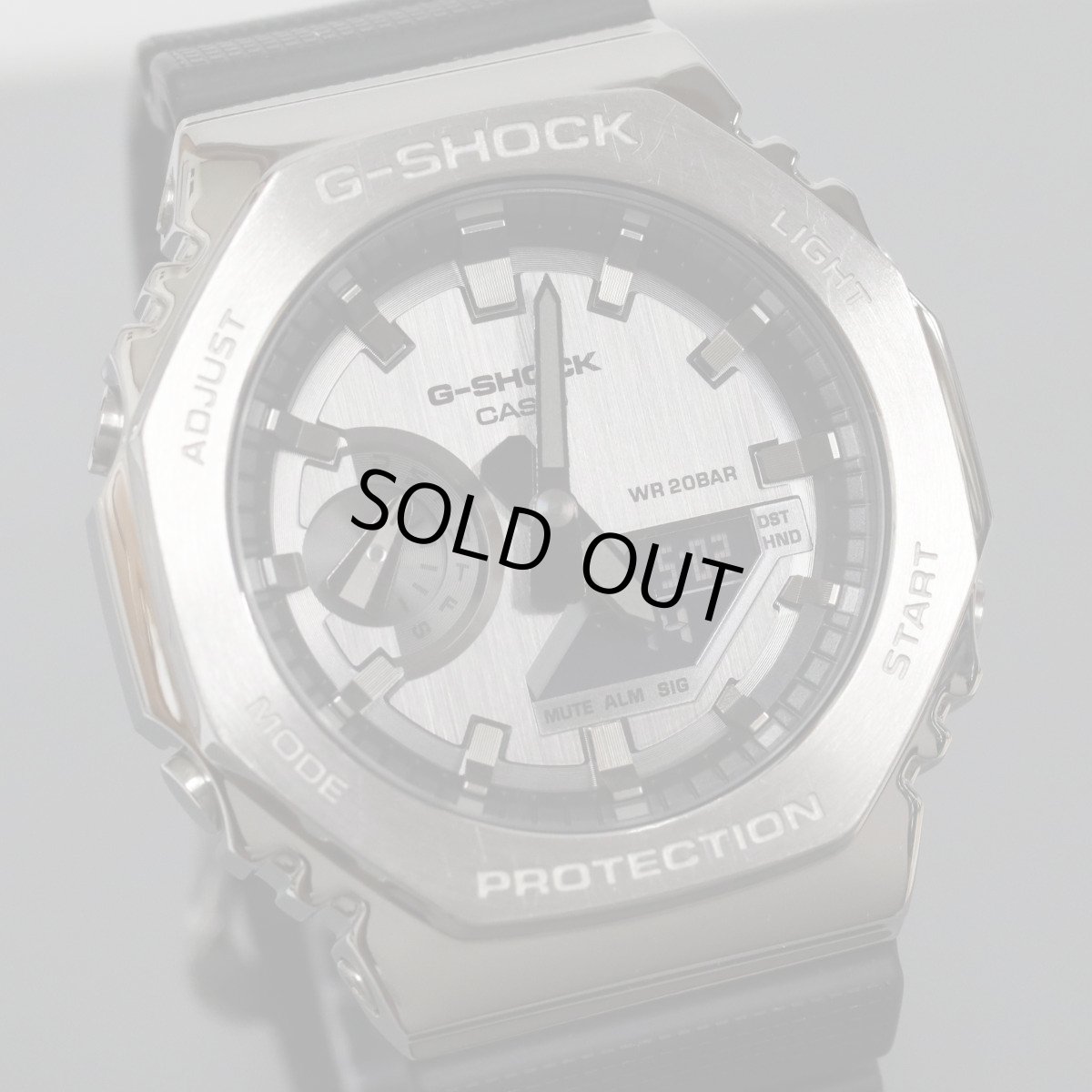 画像2: カシオ G-SHOCK GA-2100シリーズ(GM-2100-1AJF)ジーショック グレー文字盤 メタル Qz (2)