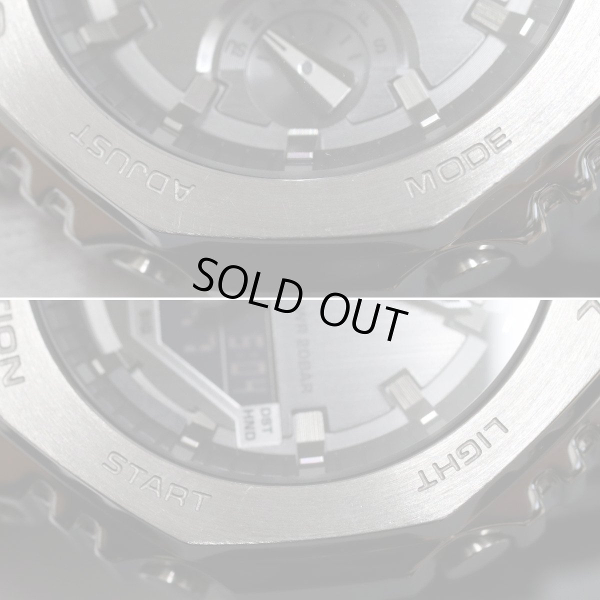 画像4: カシオ G-SHOCK GA-2100シリーズ(GM-2100-1AJF)ジーショック グレー文字盤 メタル Qz (4)