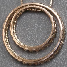 画像5: K18PGダイヤモンドペンダント D2.00 6.4g AJ付44cm (5)