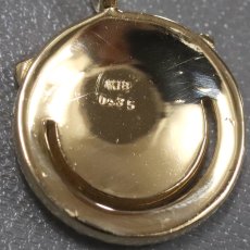 画像4: K18ダイヤモンドネックレス スマイルマーク サングラス D0.35 3.7g AJ付45cm (4)