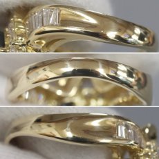 画像6: K18サファイアダイヤモンドリング S0.98 D1.32 9.4g #10 (6)