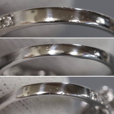 画像6: Pt900ダイヤモンドリング D1.00 5.7g #17.5 鑑別書 (6)