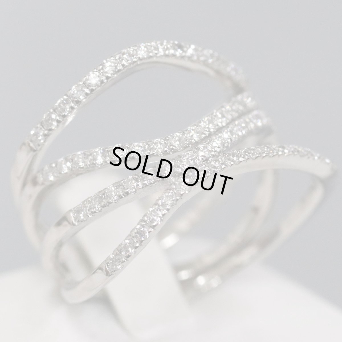 画像1: Pt900ダイヤモンドリング D0.70 8.5g #14 (1)