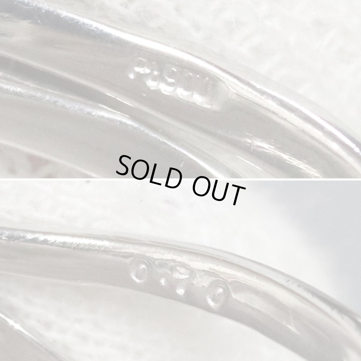 画像6: Pt900ダイヤモンドリング D0.70 8.5g #14 (6)