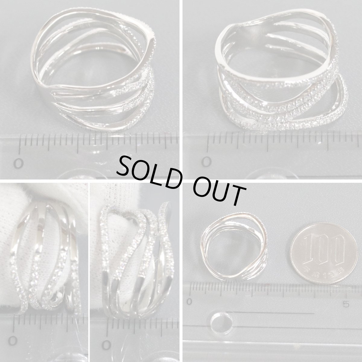 画像8: Pt900ダイヤモンドリング D0.70 8.5g #14 (8)