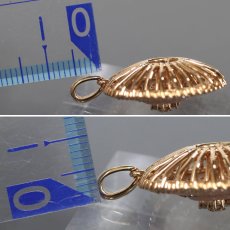 画像6: K18PGピンクシェルダイヤモンドペンダントトップ D0.68 5.5g (6)