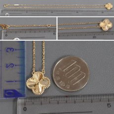 画像8: ヴァンクリーフ&アーペル ヴィンテージアルハンブラネックレス ギヨシェ 750YG 6.5g(VCARP4KL00)内外箱 保証書 (8)