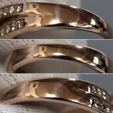 画像6: K18PGダイヤモンドリング ブラウンダイヤ0.313 D0.25 5.5g #9.5 (6)