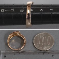 画像8: K18PGダイヤモンドリング ブラウンダイヤ0.313 D0.25 5.5g #9.5 (8)