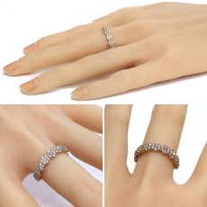 画像10: K18PGダイヤモンドリング フラワーモチーフ D1.04 3.9g #13 (10)