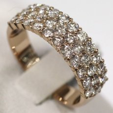 画像4: K18PGダイヤモンドリング D1.00 3.7g #8 (4)