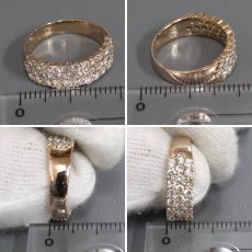 画像9: K18PGダイヤモンドリング D1.00 3.7g #8 (9)