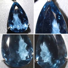 画像5: Pt850/900カラーチェンジフルオライトダイヤモンドペンダント 5.66 D0.16 7.8g 44cm ソーティング (5)