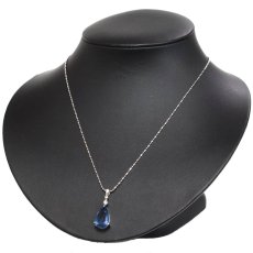 画像7: Pt850/900カラーチェンジフルオライトダイヤモンドペンダント 5.66 D0.16 7.8g 44cm ソーティング (7)