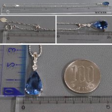 画像9: Pt850/900カラーチェンジフルオライトダイヤモンドペンダント 5.66 D0.16 7.8g 44cm ソーティング (9)
