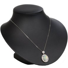 画像6: Pt900/850オパールダイヤモンドペンダント O3.66 D0.56 12.3g AJ付44cm ソーティング (6)