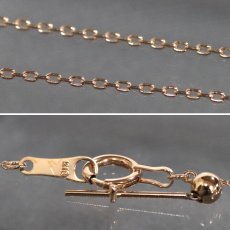 画像8: K18PG/WG/YGダイヤモンドペンダント 馬蹄モチーフ D0.06 D0.12 D0.30 4.0g AJ付50cm (8)