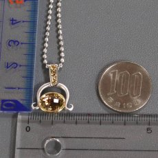 画像10: カラチ K18YG/WGトルマリンダイヤモンドペンダント T2.48 D0.06 10.3g 42cm (10)