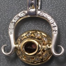 画像5: カラチ K18YG/WGトルマリンダイヤモンドペンダント T2.48 D0.06 10.3g 42cm (5)