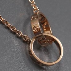 画像1: 750PGラブネックレス 6.8g 42cm(B7212300)内外箱 保証書 (1)