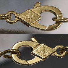 画像7: ヴァンクリーフ&アーペル ヴィンテージアルハンブラネックレス ブルーアゲート 750YG 5.1g(VCARP9SY00)内外箱 保証書 (7)