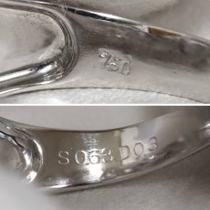 画像7: 750サファイアダイヤモンドリング ハートモチーフ S0.63 D0.30 4.7g #16 (7)