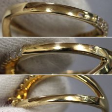 画像6: K18ルビーダイヤモンドリング R0.50 D0.30 4.0g #11.5 (6)