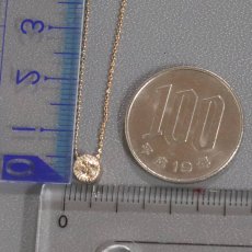 画像10: K18ダイヤモンドネックレス D0.31 1.5g 40cm (10)