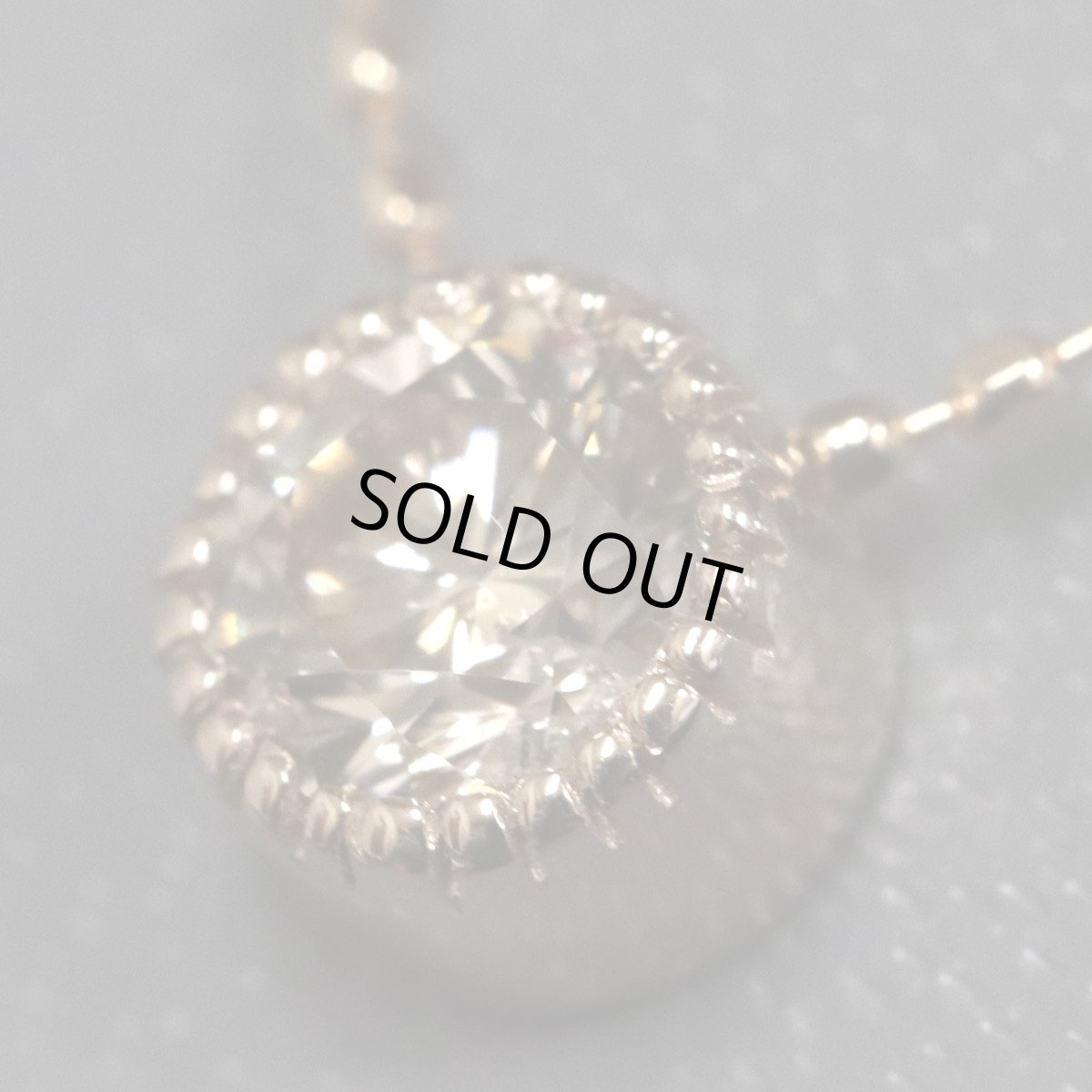 画像3: K18ダイヤモンドネックレス D0.31 1.5g 40cm (3)