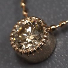 画像3: K18ダイヤモンドネックレス D0.31 1.5g 40cm (3)