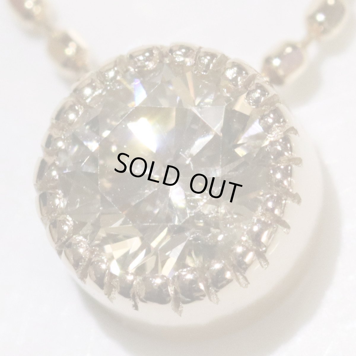 画像4: K18ダイヤモンドネックレス D0.31 1.5g 40cm (4)