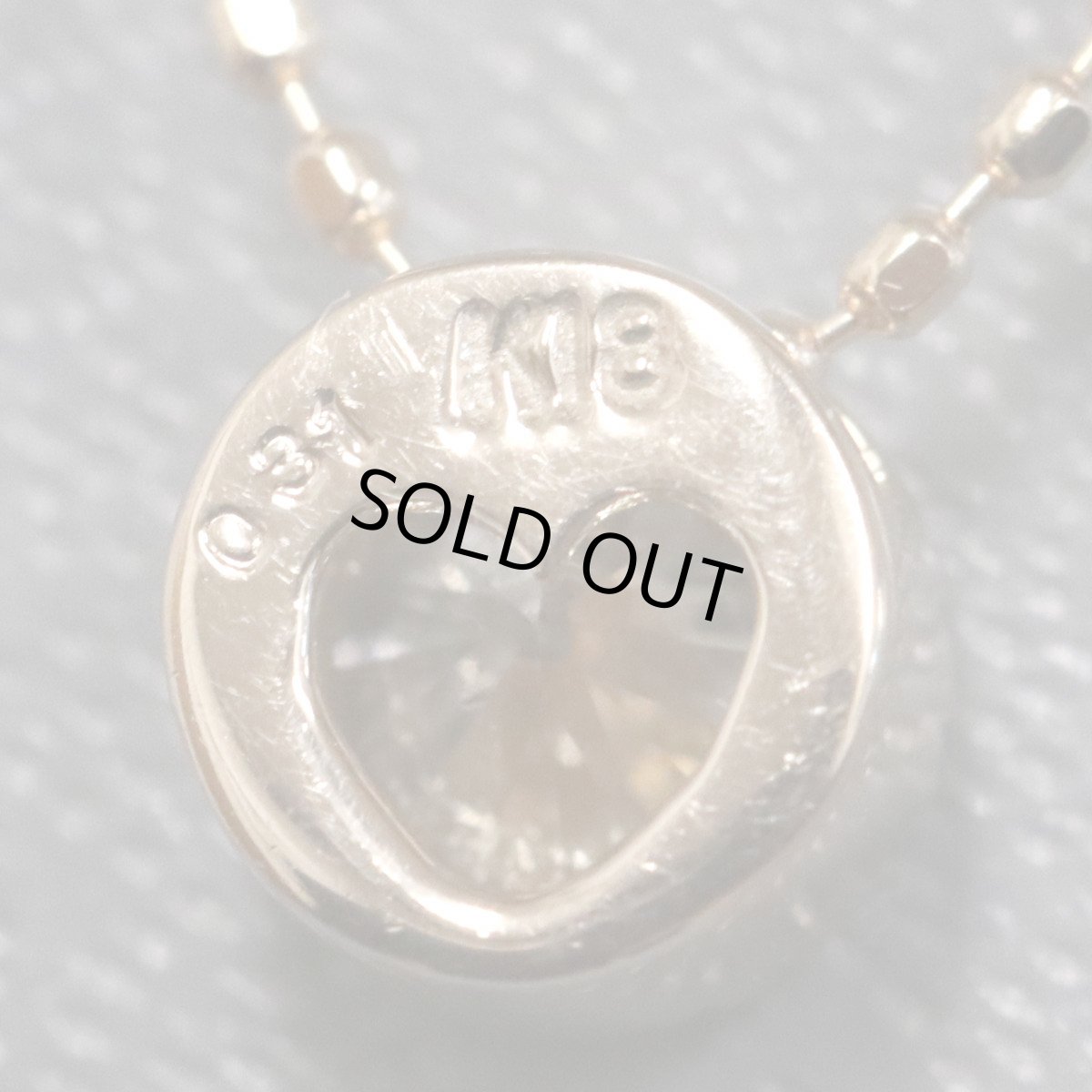 画像5: K18ダイヤモンドネックレス D0.31 1.5g 40cm (5)